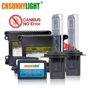 CNSUNLYLIGHT CANBUS XENON ZESTAW HID H7 H1 H11 Reflektory bez przepływu błędów 4300K ​​6000K 8000K H4 9005 9006 880 H3 Xenon LAMP8881663