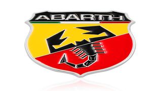 Carro itália abarth escorpião adesivo emblema emblema decalque adesivo para fiat viaggio abarth punto 124 125 500 estilo do carro 7262419