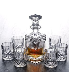 Ryssland Vodka Decanter Whisky Bottle Crystal Glass Wine Beer Containers Cup Home Bar Tools Decoration 240119