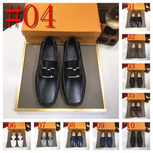 40 Style Hot Luxury Mens Patent Leather Shoes Designer Högkvalitativ spetsig Chelsea Formella skor Man Dress Wedding Party Shoes Män storlek 38-46