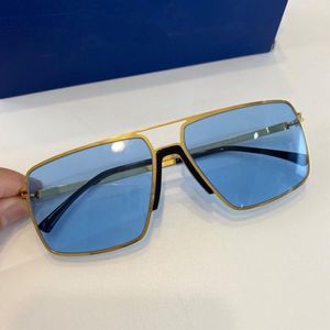 Lotus Ases Nowa moda popularna deska przeciwsłoneczna Suqare Frame okulary mężczyźni proste i swobodne okulary najwyższej jakości z case238i
