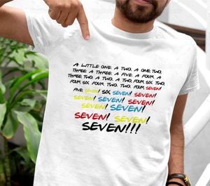 Monica Seven Seven Seven Funny Friends Citat Tshirt Friends TV Show Print Funny Shirt Top Tees 100 Cotton Material X12273403785