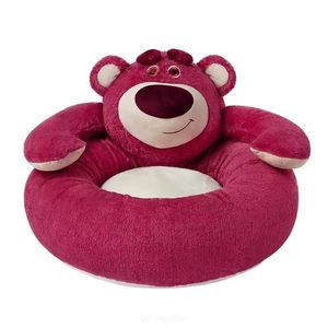 Yuexuan Designer Lotso Cat Dog Dog Bed Cushion Pet Kennel Fluffy Soft Plush Round Cat Bed