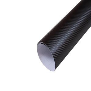 Premium 3D Black Carbon Fiber Vinyl Wrap Car Wrapping Film 018mm Tjocklek med luftavloppskvalitet 152x30Mroll9162141