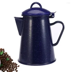 Water Bottles 0.8L/1.2L/1.8L/2.4L Enamel Coffee Pot Hand Tea Kettle Induction Cooker Gas Stove Universal For Home Kitchen