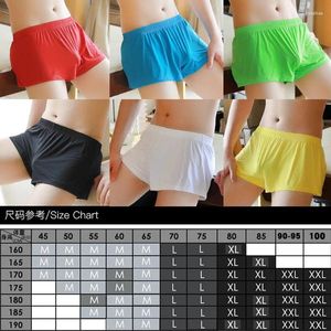 Cuecas masculinas cuecas de fundo gelo seda juventude moda boxer shorts menino respirável legal solto ajuste calcinha oversized ultra-fino