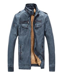 Jaqueta de couro masculina casual de lã, casaco grosso de couro falso, faculdade, basebal, motociclista, bomber, jaqueta de couro masculino8780791