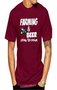 Men039s Tshirts Street Style Farm Beer Farmer Tractor面白いギフトのアイデアTシャツデザイン5853688