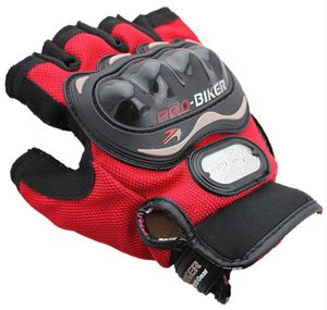 屋外モータースポーツ保護手袋ハーフフィンガーナイトライディングバイクバイクの手袋