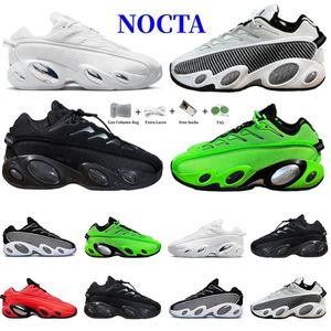Nocta X Hot Step Terra Basketball Shoes Airness Trainers Designer Red Drake Black White Grey Green Men Bright Crimson Sports Outdoors Sneakers Storlek 40-45