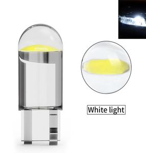 100Pcs White 1LED COB 158 W5W 2825 168 192 194 T10 Wedge Bulbs 12V For Car Side Marker Lamps Dome Map Door License Plate Light9097861
