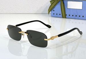 Wzór obiektywu luksusowe okulary przeciwsłoneczne mają modne okulary przeciwsłoneczne marka projektantów mężczyzn kobiety Kobiety GG1221S Pilot Actan Osobowość