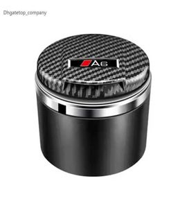 New Car Ashtray With Blue LED Cigar Ashtray For A3 A4 A5 A6 A7 A8 Q3 Q5 Q7 Q8 ABT Ash Tray Portable Ashtray7691153