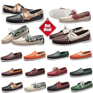 GAI GAI GAI Designers Mens Fashion Loafers Classic Genuine Leather Men Business Office Work Formal Dress Shoes Brand Designer Party Wedding Flat Shoe