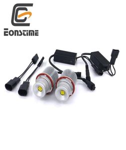 Eonstime erro 2x45w xbd 9led anjo olhos led marcador lâmpadas para bmw e39 e60e61e63e83x3x5 e87 525i m5 525i e53 e664609178