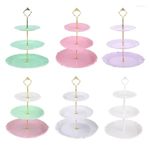 TEA TRAYS METAL ROD FRUIT PATTER