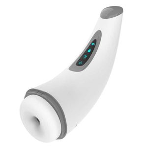 Sucção automática Garganta Profunda Boquete Masturbador Masculino Copo 4D Canal Vibratório Aquecimento Máquina de Sexo Oral Brinquedo Sexual Para Homens Gay P08269264303