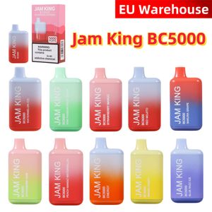 Jam King BC5000 vape disposable sigaretta elettronica EU Warehouse wholesale puff 5000 2800 puffs Vape Mod 13ml Prefilled 650mAh Battery pen rechargeable juice