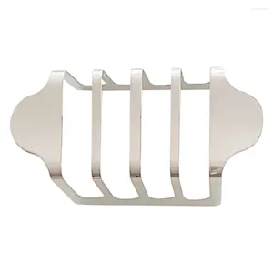 Kitchen Storage Toast Rack Supply Accessory Countertop Bread Holder Metal Desktop Stand Display Shelves