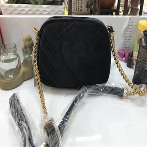 여성 Marmont Velvet Soho Bags 디스코 숄더백 지갑 패션 체인 가방 메신저 디자이너 핸드백 308364 U76217R