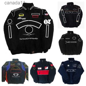 F1 Formula One Racing Jacket Full Embroidered Autumn and Winter Cotton Clothing Spot Sales 334I