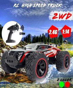 114 70KMH 2WD RC Remote Control Off Road Racing Car Vehicle 24 GHz Crawlers Electric Monster RC Car Y20041316896069640723
