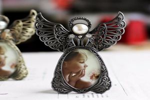 Klasyczna rama obrazka Baby Po Opisu skrzydełka w stylu Vintage Ramki dla dzieci
