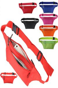 2020 Neon Colors Outdoor Sport Bum Bag Fanny Pack Travel Midje Money Belt Zip Pouch Wallet Unisex3585858