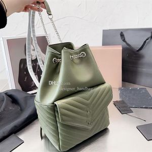 Подлинный кожаный рюкзак Back Sack рюкзаки дизайнерские рюкзаки Backs Bags Fashion Casual Bucket Women маленький рюкзак стиль 2023 Новый 280J