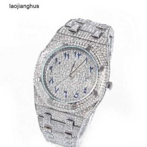 AudemaPigues Watch Diamond Watches Full Gold Designer Mens Fashion Arabic Wristwatches Frj