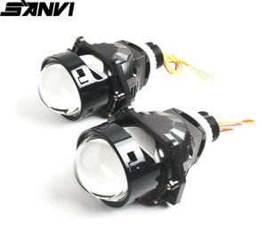 Other Lighting System SANVI Car Bi LED Lens Projector Headlight 3inch 55W 5500K Auto Lense Headlamp For Hella 3r G5 With Dual Chip6937697