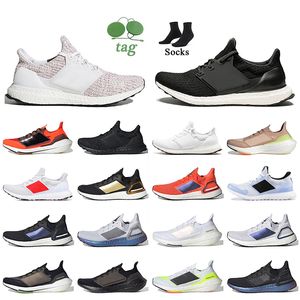 Women Mens Running Shoes Ultraboosts 20 22 Triple Black Beige Grey Cloud White Black Sole Jogging Walking Trainers Ultra boost19 4.0 Runners Sports Sneakers Size 36-45