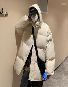 Men039s Down Parkas 2022 Winter Men Bubble Coat Jacket Mens Streetwear Hip Hop Parka Korean Black Clothes Puffer Jackets Wome5241311