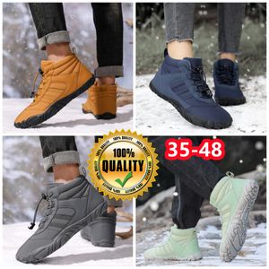 Vandringskor designer skor päls sneakers sport ankel booties höga ankelstövlar icke-halk lätthet mjuk mens kvinnor 35-48 bekväma löpare