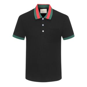 Erkek polo gömlek tasarımcısı yaz polo t gömlek moda gündelik spor golf tarzı mektup baskı erkekler polos