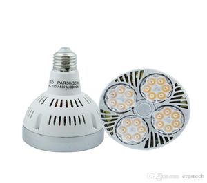 Lâmpadas LED 15W 24W 35W PAR30 iluminação spot e27 holofote para luz de rastreamento de projeto Lâmpadas com ângulo de feixe de 15 graus LED com Osram1883983