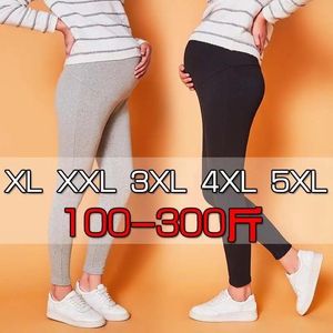 Capris plus storlek för 150 kg moderskapsbyxor leggings hösten och vinter varma yttre byxor 2020 mammalaggravidbyxor plus storlek M7XL