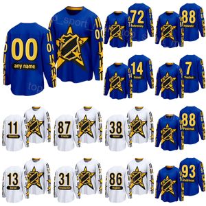 Dikişli Hokey 2024 All-Star 87 Sidney Crosby Jersey 86 Nikita Kucherov 16 Mitch Marner 34 Auston Matthews 88 William Nylander 44 Morgan Rielly 43 Tom Wilson Takımı