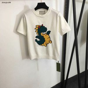 designer women T shirt luxurious fashion Cartoon casual short sleeved knitted high quality ladies upper garment Jan 22