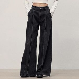 Women's Jeans Wide Leg High Street Loose Baggy Bootcut Flare Pants