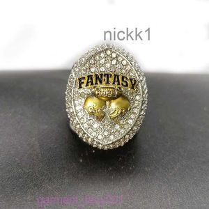 Projektant Nowy 2023 Fantasy Football Championship Ring League Trophy Rozmiar 9-12 RP22