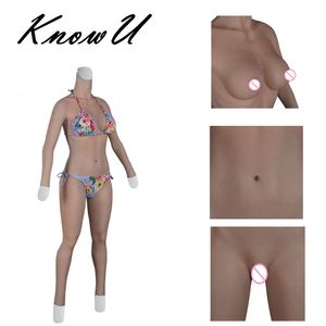 Costume Accessories Silicone Body Suits E Cup Sleeve No Oil Full Body Long Pants Transgender Drag Queen Cosplay