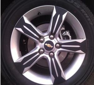 Akcesoria zewnętrzne kółko kółek kółek naklejki do Chevroletcruze 3D Fibre Rim Dekoracja naklejki 4894064