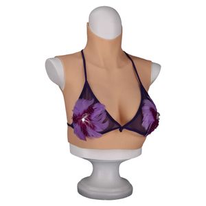 Kostymtillbehör A B C Cup Silicone Breast Former Artificial Realistic Chest Fake Boobs Tit Cosplay Costumes