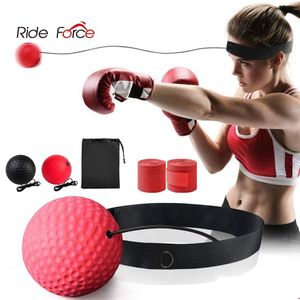 Punching Balls Ride Force Kick Boxing Reflex Ball Head Band Fighting Speed Training Punch Muay Tai Mma Attrezzature per esercizi Accessori Ot3Ko