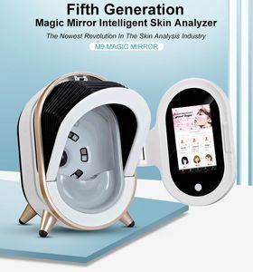 3D Magic Mirror Analyzer skaner skóry 20 milionów pikseli 12 Wskaźniki wykrywania 7 rodzajów języków do analizy skóry Machine547