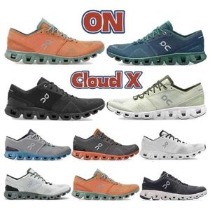 Designer X Runnings On Shoes Federer Designer Män Kvinnor Kudde Sneakers Träning Cross Training Shoe Black White Aloe Lightweight Shock Absorbering Sne