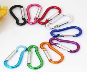 S Mini Alüminyum Çoklu Tezgah Düğmesi Carabiner Anahtar Kampı Dayanıklı Kamp Yürüyüş Karter Anahtar Yüzük Snap Clip Hooks EDC HAPS 2500817981149