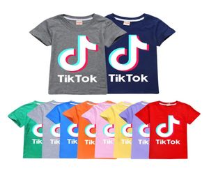 Tiktok Tshirt for Big Boy Girl Cloths Summer Kids Print Cotton Tee Child Boutique T Shirt Top Clothing 316 year968462