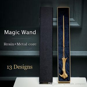 13 Styles Metal Core Magic Wand Magic Props With High Class Present Box Cosplay Toys Kids Wands Toy Children Christmas Xmas Birth8215856